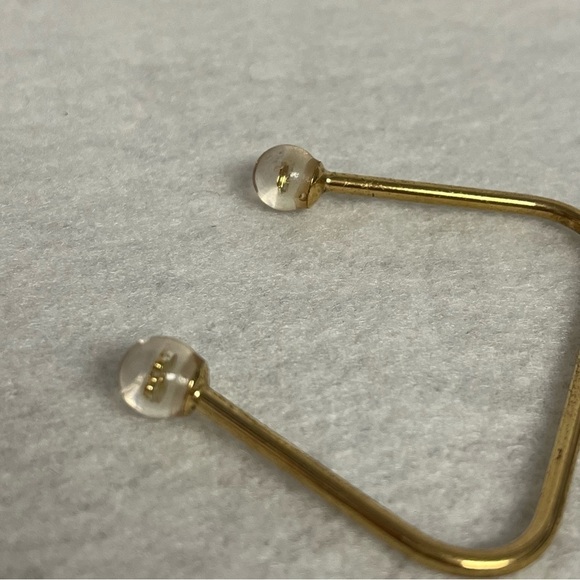 LOUIS VUITTON Wire Bracelet Gold Tone Ball Tips Fluer - Picture 8 of 15